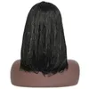 Newest t Fashion perruque courte BOB noir cheveux ondulés Afro perruque Simulation cheveux synthétiques brésiliens Wigs4968976