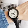 Hommes montre de luxe marque de mode montres pour femmes dame fille Style bracelet en cuir montre-bracelet à Quartz montre à Quartz pour hommes