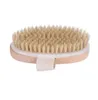 UPS FAST SHIP !Bath Brush Dry Skin Body Soft Natural Bristle SPA The Brush Wooden Shower Without Handle