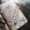 Naszyjniki wiszące religijne katolickie krucyfiks krzyżowy Naszyjnik różowy różowy kryształowe koraliki modlitwa