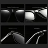 Alüminyum Magnezyum Polarize Erkek Güneş Gözlüğü Ayna Kare güneş gözlüğü Marka Erkek Kadın Sürüş Uv400 Gözlük Shades