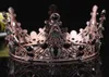 Dekoracja imprezy fabrycznej mini koronę tiara topper kryształowe dzieci ozdoby do włosów na wesele urodziny baby shower ccb15503