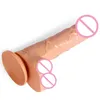 Nxy Dildos 20pcs Flesh Dildo Realistic with Suction Cup Sucker Big Artificial Penis for Women Female Masturbator Adult Sex Product Toys 220420