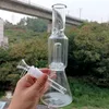 8,5 pouces Mini eau en verre Bong Narguilés Épais 7mm Pipes à fumer avec femelle 18mm