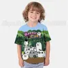 Çocuklar Savaş Kedileri Tişörtler Erkek Kız Kız Karikatür Oyunu 3D Baskı Tshirts Yaz Toddler Çocuklar Kısa Kollu Tshirts Camiseta7423719