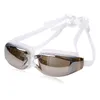 성인 전문 근시 수영 안경 조절 가능한 HD 안개 디오피터 전자도 고글 수영 장비 Y220428