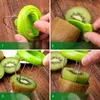 Herramienta de sublimación Cortador de kiwi Cocina Desmontable Pelador de frutas creativo Ensalada Herramientas de cocina Gadgets para pelar limón Gadgets de cocina y accesorios