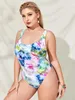 Sexy Mode-Badeanzug für Damen, Badebekleidung, Strandmode, siamesisch, schwarz, rosa, Mehrfarbendruck, Einteiler, Übergröße, ohne BH, Bügel-Unterstützung, Sommer-Badeanzüge, Bikinis