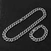 Fashion Link Chain Men's Diamond Thick Type Hip-Hop Street Personality Rap Accessories Necklace Hipster Clavicle Chain