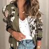 Kvinnorjackor Jocoo Jolee Autumn Floral Printed Jackets Women Elegant Zipper B 220823