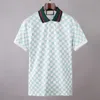 Лучшее качество 2022 летние рубашки Cooton Polo Men Casual Piquet Polos Fashion Snake Bee Вышивка хлопчатобумажной майки Черно -синий зеленый красный коричневый коричневый цвет 8Alx