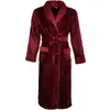 Vêtements de nuit pour femmes Femmes Hiver Extra Long Épais Flanelle Robe De Bain Chaud Peignoir Femme Sexy Robe De Chambre Hommes Peignoir Demoiselles D'honneur De Mariage Ro