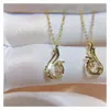 Chains Jewelry 18K Gold Natural South African Diamond Necklace Wedding Gifts HI002Chains