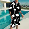 T-shirts voor heren zomer 3D T-shirt trendstijl Hip Hop Street Beach Pants Fashion Men and Women Holiday Suitsmen's