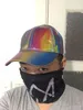 العودة إلى مستقبل Marty McFly Hat Color Change Rainbow Baseball Cap القبعة القابلة للتعديل للرجال والنساء