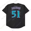 Baseball Jerseys Randy Johnson Jersey Vintage 2001 WS 1999 Turn Back Krijtstreep Pensioen Hall of Fame Patch Vintage Black Mesh Navy White Expos Blue Size Adult