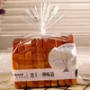 100PCS / Lot Transparent bread bag Toast Cake West Point Bag Bakery packaging food bags Disposable pastry bags 201015