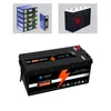 LiFePO4 battery 12v250ah, built-in BMS display, used for golf cart, forklift, inverter, Campervan and solar energy