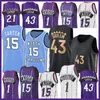 2021 New Vince 15 Carter Basketball Jersey Pascal 43 Siakam Mens Kyle 7 Lowry Mesh Retro Tracy 1 McGrady Youth Kids Marcus 21 Camby Gray