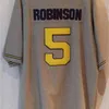 Xflsp GlaA3740 # 5 Jackie Robinson Kansas City Monarchs Negro League Jersey 100% costurado Custom Baseball Jerseys Any Name Any Numbers Mens Women