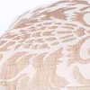 Kissenbezug, luxuriös, floraler Jacquard-Überwurf, Satin, ästhetisches Kissen im europäischen Stil, dekorativer Kissenbezug, Herbstdekoration, 45 x 45 cm