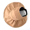 Yoyocorn Summer Pearl Regulowane duże głowy szeroko wyprawne plażowe ochronę UV Packable Sun Visor Hat z 220617