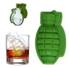 Grenade 3D Grenade Ice Cube Moule de moule Crème Crème Party Bar Tools Brinks Whisky Wine DIY MAKER M7474