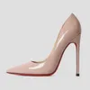 Star Style Luxury Shoes Women Red Shiny Bottom Pumps Brand High Heel Shoes Dress Wedding Shoe