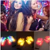 Party Weihnachtsgeschenk LED bunter Regenbogen leuchtende Handschuhe Neuheit Handknochen Bühne Magie Fingershow Fluoreszierender Tanz blinkender Handschuh FY5146 C0620X03