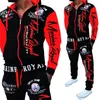 Мужские спортивные костюмы Zogaa Brand Men Suit 2 Piece Tops and Stans Mens Swea 220823