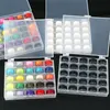 Notions Tools 2536 Colors Thread Spools Sewing Machine Bobbins Plastic With For Machines Quilting Accessories5441354