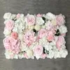 Decorative Flowers & Wreaths 40x60cm Artificial Flower Wall Panel 3D Backdrop Silk Rose For Wedding Decoration Home Decor Backdrops Baby Sho