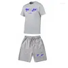 Moletons com capuz masculinos conjunto de agasalho masculino camisetas shorts conjuntos de roupas esportivas de verão calças de jogging streetwear Harajuku tops camisetas ternos masculinos