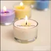 Scented Candle Home Fragrances Decor Garden 6Pcs Candles Holder Mercury Glass Tealight Hold For Wedding Parties El Cafe Bar Decoration Dro