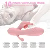 Abhoth Rabbit Vibrator sexy Toy Warming Dildo for Women Tongue Licking Female Masturbator Massager AV Stick Couple Butt Plug