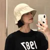 Ny Fashion Drawstring Fisherman's Hat Women Panama Black Bucket Hat Fiske Cap Fisherman Caps Hip Hop Casual Sun Cap for Girl G220418