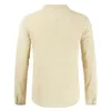 Men Plus Size Ancient Viking Embroidery Lace Up V Neck Long Sleeve Shirt Top For Mens Clothing 220805