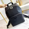 Sac à dos pour hommes Style sacs école pour adolescentes grande fleur noire qualité concepteur sacs à dos de luxe unisexe femmes sac à dos hommes