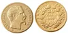 فرنسا 20 فرنسا 1859A / ب الذهب مطلي نسخة الزخرفية عملة معدنية يموت تصنيع سعر المصنع
