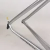 Açıklık elektroplüze gümüş aero yol bisiklet çerçevesi TT-X8 Çift Cıvata Doğrudan Montaj Fren Jant Fren Hızlı Bırakma Kullanımı