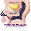 Männlicher Prostata-Massage-Vibrator, Analplug, Silikon, wasserdicht, Massagegerät, Stimulator, Hintern, Verzögerung der Ejakulation, Ring, Spielzeug für Männer, 18