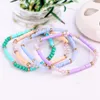 Länkkedja meetvii boho multi color tila pärlor armband mode färgglad vänskap trendiga smycken presentlink lars22