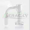 Beracky Full Weld Sablée Fumer Terp Slurper Set Avec Capuchon En Quartz Et Pilule 20mmOD Soudage Sans Soudure Bord Biseauté Sablage Slurpers Clous Pour Bongs En Verre Rigs