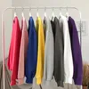 Women Solid Oneck Long Sleeve Hoodie Sweatshirt Fashion Ladies Streetwear Slouch Pullover Jumper Tops 13 Colors 220816