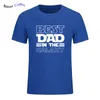 Papa dans la galaxie t-shirt drôle fête des pères présent cadeaux d'anniversaire pour hommes mari été coton t-shirt t-shirt 220521
