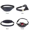 Kontakter 100% Crazy Horse Leather Midjepaket Travel Fanny Pack för män Bag Male Belt Multifunction Chest 220813