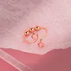 Creative Free Rotation of Spiral Ring voor Mannen Vrouwen Echt Zilver Rose Verguld Anti-Angst Fidget Ringen Voor Angst Dames Europese Populaire Sieraden