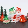 Boîtes d'emballage cadeau de Noël Boîte à bonbons Père Noël Elk Boîte à cadeaux en papier Décor de fête BH7444 TYJ8104383