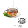 Infusore per tè in acciaio inossidabile oro 304 Teiera Vassoio per spezie Filtro per tè Filtro a base di erbe Accessori per il tè Utensili da cucina Infusore per tè
