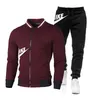 Neue Dunk Marke Designer Jacke Trainingsanzug Mode Männer Sportswear Sweatshirt Sets Top Reißverschluss Fleece Jogging Hoodie Hosen Basketball Winterkleidung